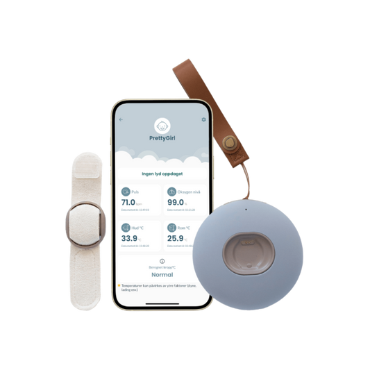 BabySensor Relax - Smart babycall med sensor og 4G (alltid på nett) - BabySensor