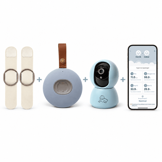 BabySensor Relax Twin Bundle - Trygghet til 2 - BabySensor