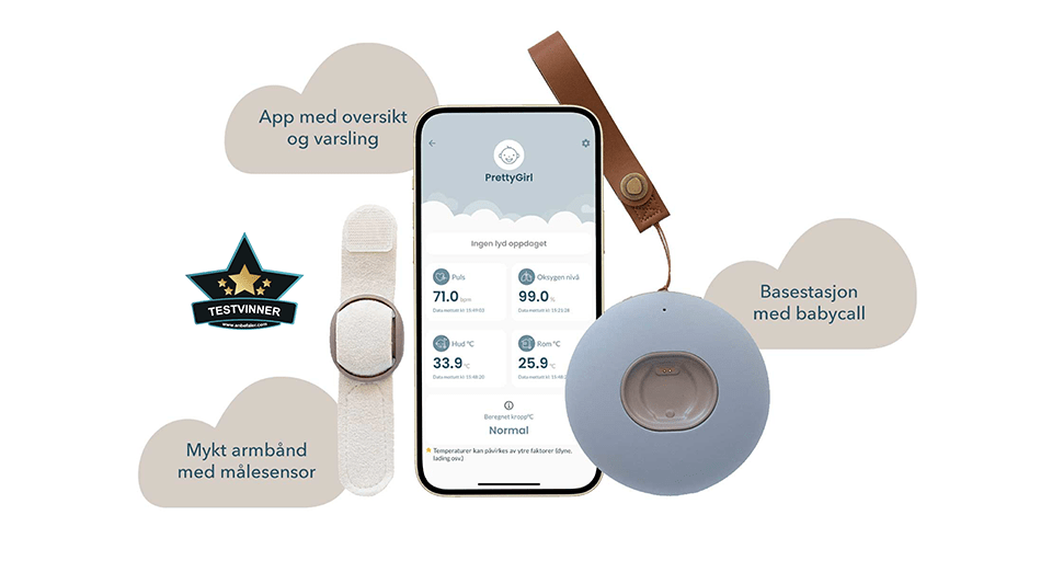 BabySensor Relax – Best i test 2025 | Smart babycall med sensor og 4G - BabySensor